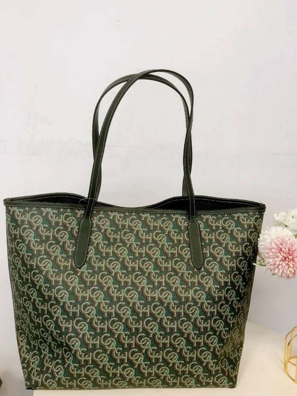 ⭐️Green Coach Tote 👜 Bag
